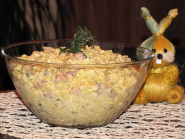 Zdjęcie potrawy Sałatka jajeczna z kapustą pekińską