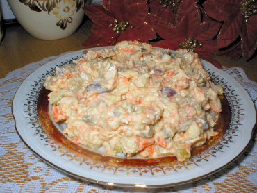 Zdjęcie potrawy Sałatka jarzynowa z fasolą