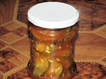 Zdjęcie potrawy Sałatka ogórkowa z curry