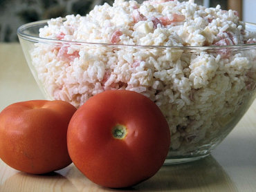 Zdjęcie potrawy Sałatka ryżowa z pomidorem