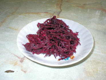 Zdjęcie potrawy Sałatka z czerwonych buraków