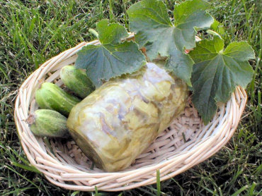 Zdjęcie potrawy Sałatka z zielonych ogórków
