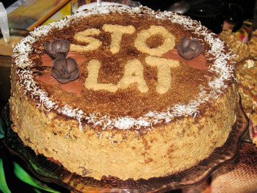 Zdjęcie potrawy Tort orzechowo-kawowy z nutką miodu