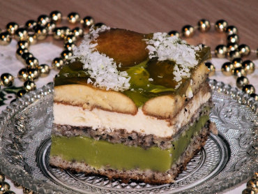 Zdjęcie potrawy Zielone ciasto na Sylwestra
