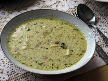Zdjęcie potrawy Zupa pieczarkowa z makaronem