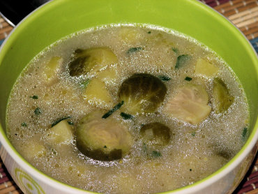 Zdjęcie potrawy Zupa ziemniaczana z brukselką