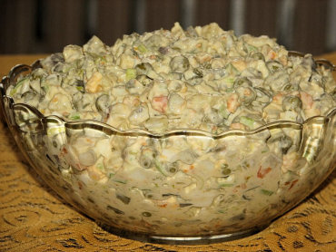Zdjęcie potrawy Sałatka śledziowa z warzywami