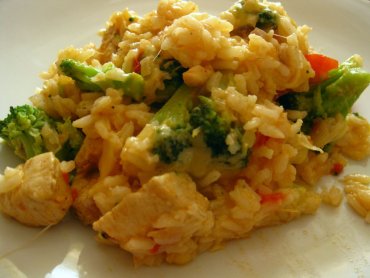 Zdjęcie potrawy Ryżowa zapiekanka z brokułem