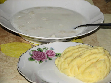Zdjęcie potrawy Zacierka z ziemniakami