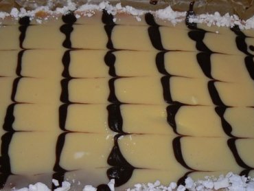 Zdjęcie potrawy Sernik z czekoladą na biszkopcie