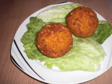 Zdjęcie potrawy Kule Serowo ryżowe z mięsem , Arancini