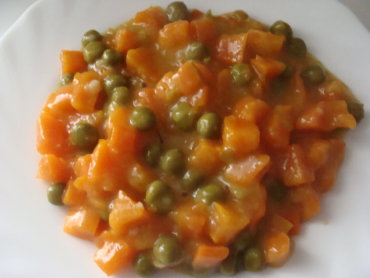 Zdjęcie potrawy Marchewka z zielonym groszkiem