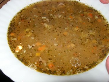 Zdjęcie potrawy Zupa cebulowa z grznkami