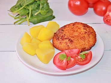 Zdjęcie potrawy Pierś zapiekana ze szpinakiem, salami i serem