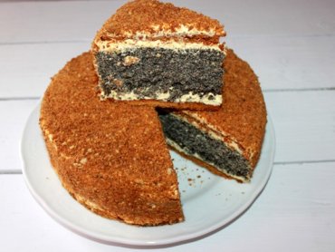 Zdjęcie potrawy Makowo-miodowe ciasto