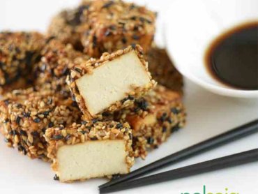 Zdjęcie potrawy Tofu w sezamowej panierce