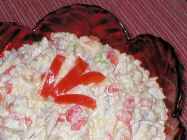 Zdjęcie potrawy Śledziowo-paprykowa sałatka