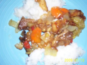 Zdjęcie potrawy Chrupiaca ryba w sosie słodko-kwaśnym (danie chińskie)