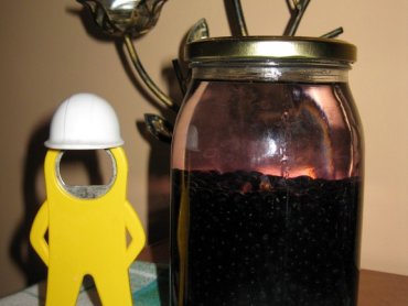 Zdjęcie potrawy Aromatyczna nalewka z owoców czarnego bzu