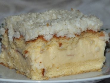 Zdjęcie potrawy Kokosowe ciasto z delikatnym białym kremem