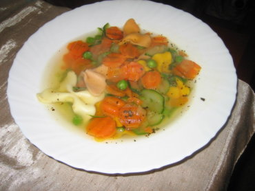 Zdjęcie potrawy Lekki rosół z bazylią