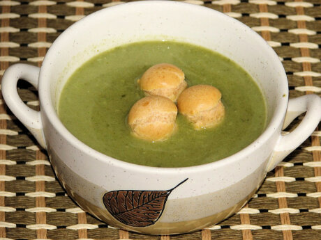 Zupa szpinakowa