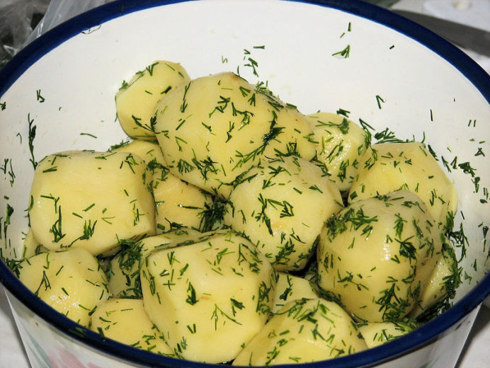 Grillowane ziemniaki z koperkiem - zdjęcie 3
