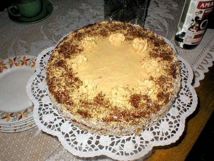 Tort kokosowo-kawowy - zdjęcie 3
