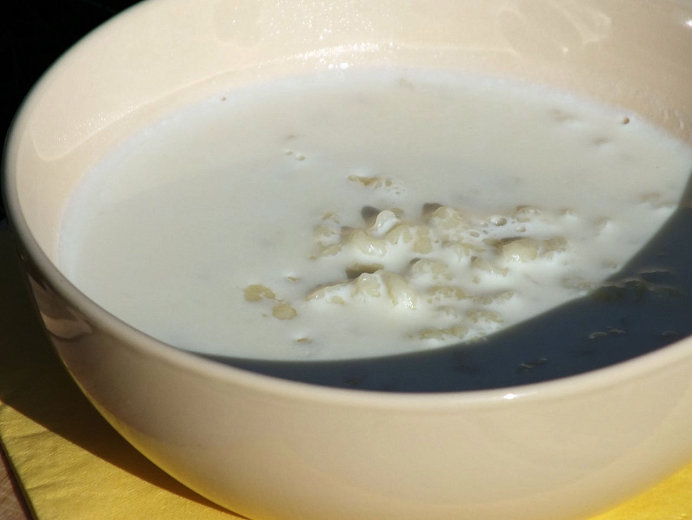 Zupa mleczna z dynią i zacierką - zdjęcie 3