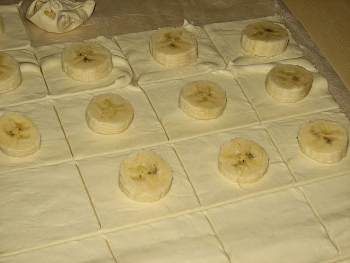 Ciasteczka francuskie z bananami - zdjęcie 3