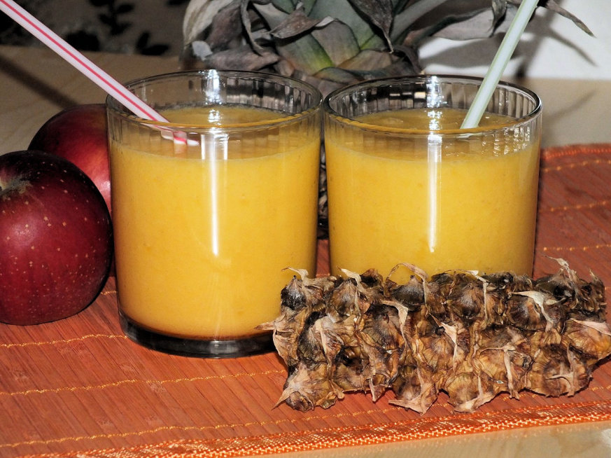 Ananasowo-pomarańczowe smoothie - zdjęcie 3