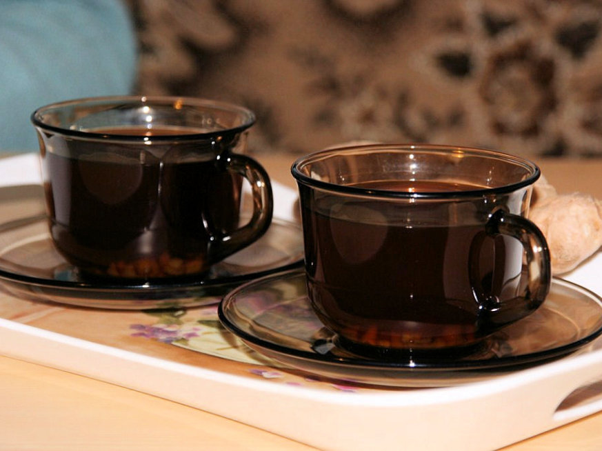 Rozgrzewająca domowa herbata z imbirem - zdjęcie 3