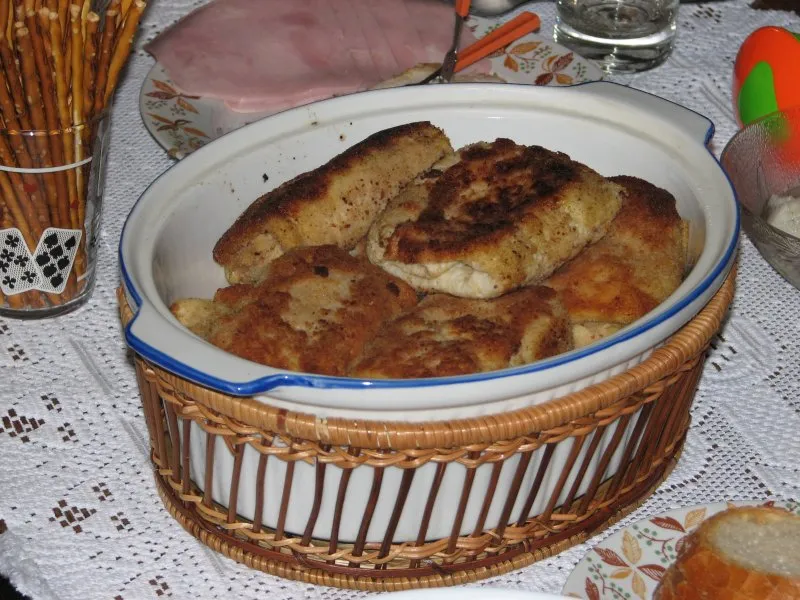 Krokiety z kapustą kiszoną i pieczarkami
