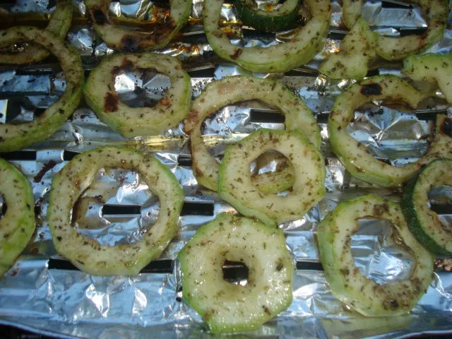 Pyszny grillowany kabaczek