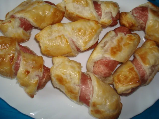 Parówki po francusku