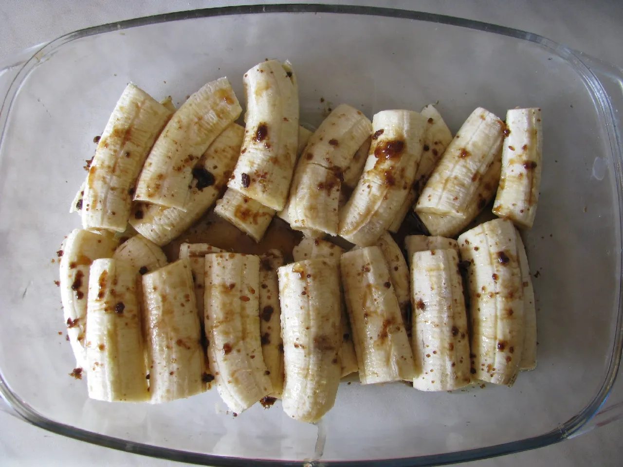 Banany w miodzie