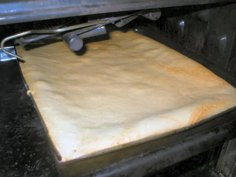 Bananowiec z brzoskwiniami
