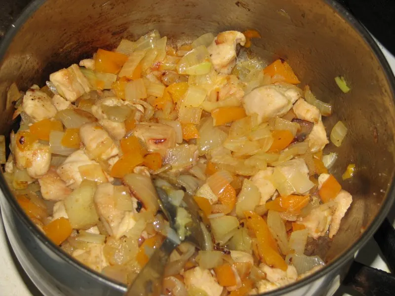Makaron z kurczakiem i serkiem mascarpone