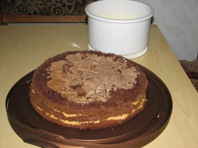 Tort z masą toffi i serkiem mascarpone