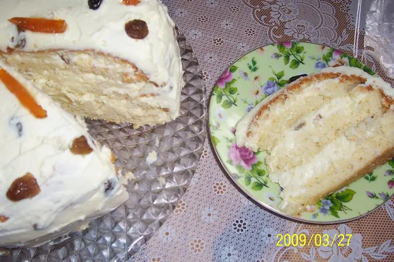 Tort biszkoptowy z masą serową
