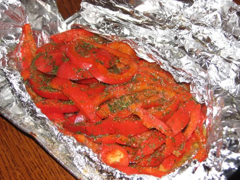 Grillowana czerwona papryka