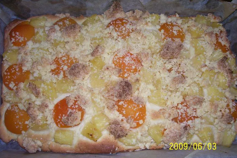 Tropikalne ciasto owocowe
