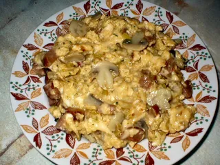 Jajecznica z pieczarkami - 3