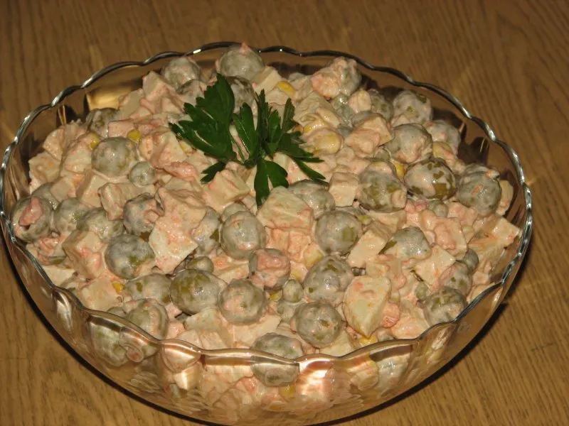 Oliwkowa sałatka