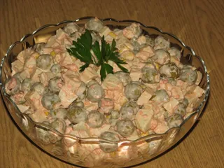 Oliwkowa sałatka - 2