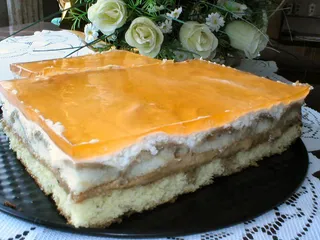 Ciasto toffi z biszkoptami - 1