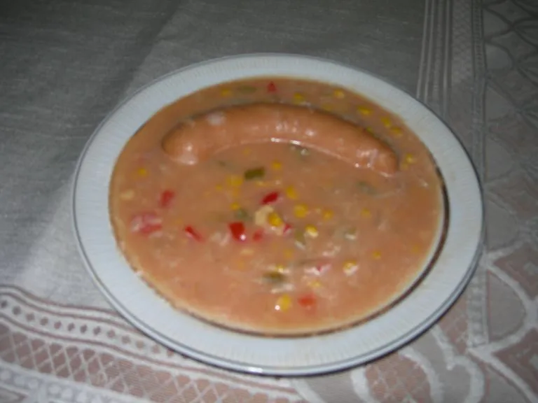 Zupa kukurydziano-selerowa