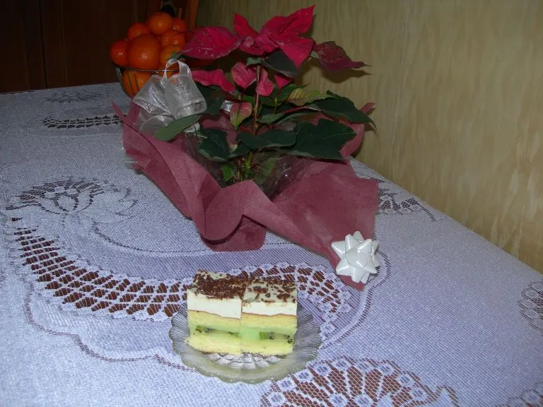 Zielone ciasto z kiwi