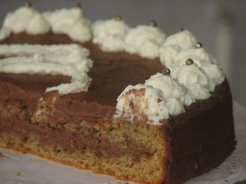 Czekoladowy tort z nutką cappuccino