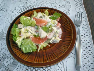 Kurczak w zielonej sałacie - 1